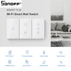 Коммутатор SONOFF T2 TX Smart Home, 123, Wi-Fi, пульт дистанционного управления Ewelink, работа в режиме реального времени с Alexa, Google Home