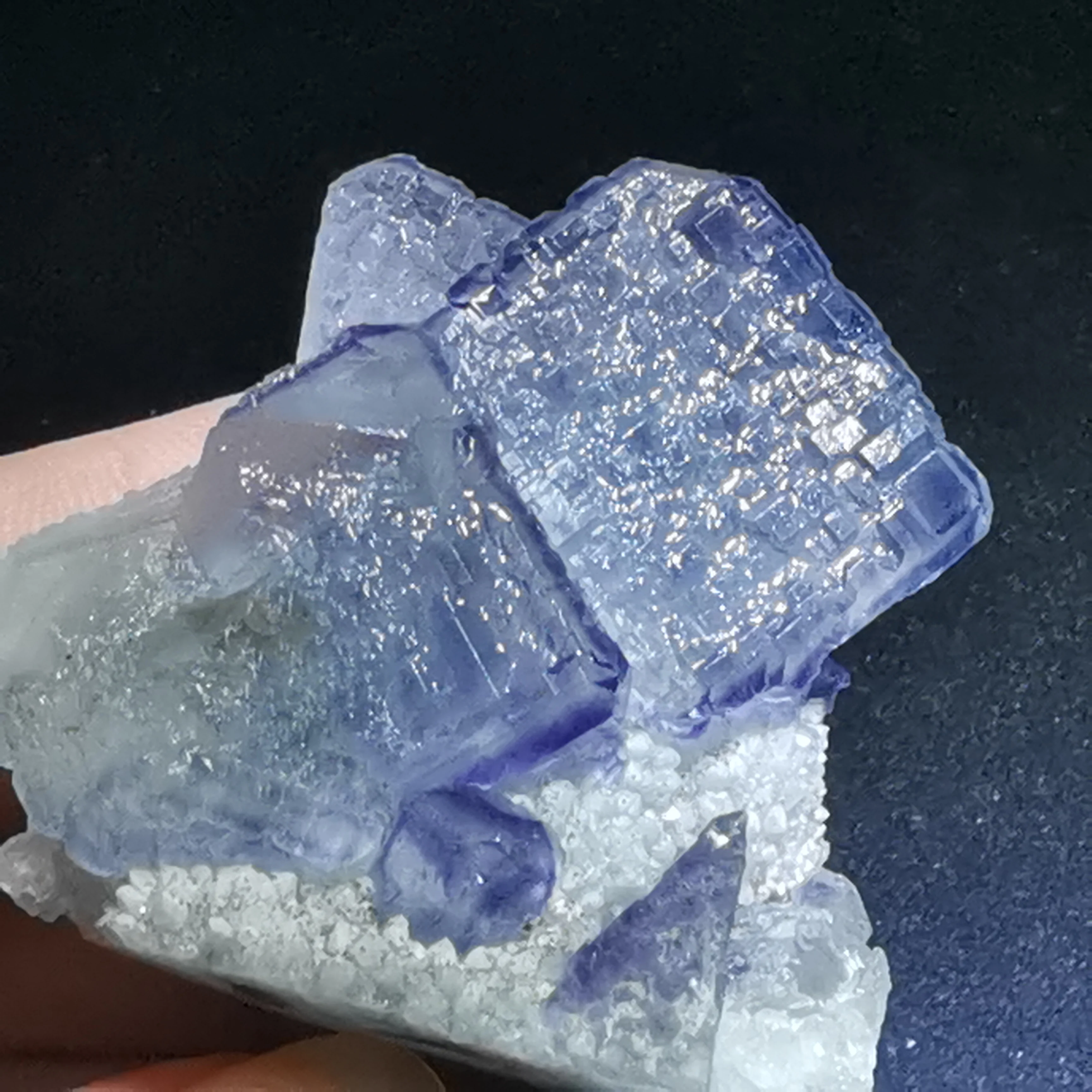 

40.1gNatural crystal, blue green fluorite, crystal mineral, crystal specimen