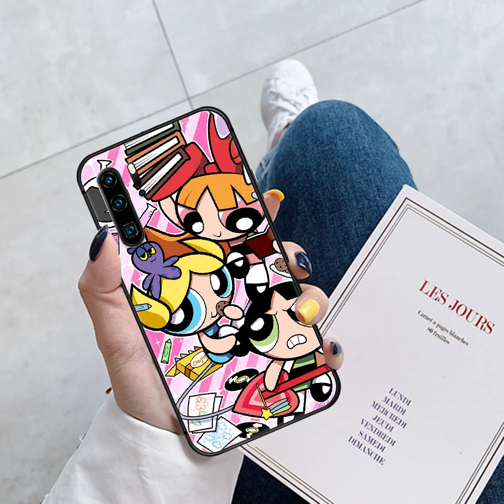 

Cute Powerpuff Girls Cartoon Phone Case Cover For Samsung Galaxy A7 8 10 20 20e 21 30 30S 31 41 50 50S 51 70 71 91 black Cell