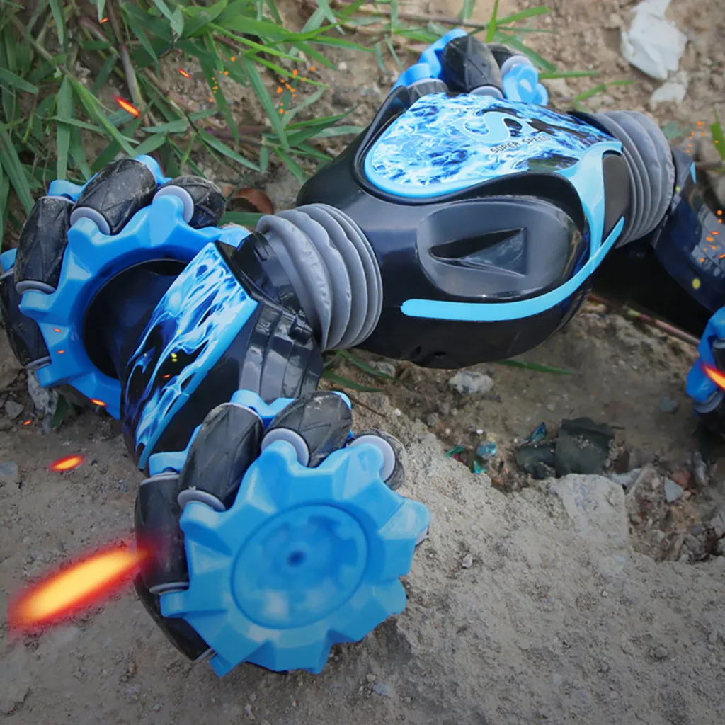 Трюковый Радиоуправляемый автомобиль масштаб двусторонний 2 4 ГГц один ключ