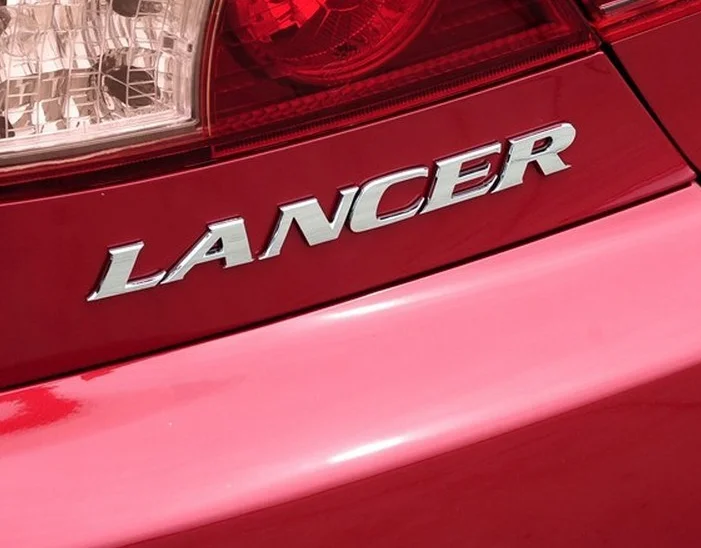 10 шт. 3D ABS LANCER Автомобильные буквы задняя фотография эмблема значок наклейка