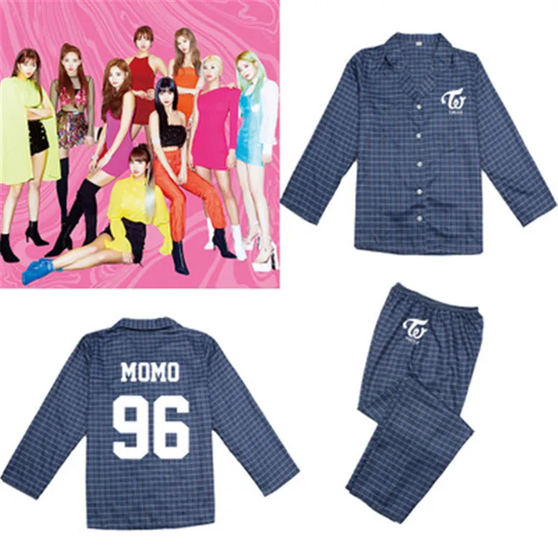 KPOP дважды JISOO Роза Дженни Лиза одежда комплект из двух предметов рубашка костюм