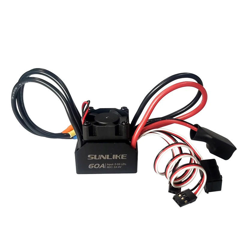 Бесщеточный контроллер скорости SUNLIKE SL3650 3500kv 3900kv 4300kv 60A бесщеточный