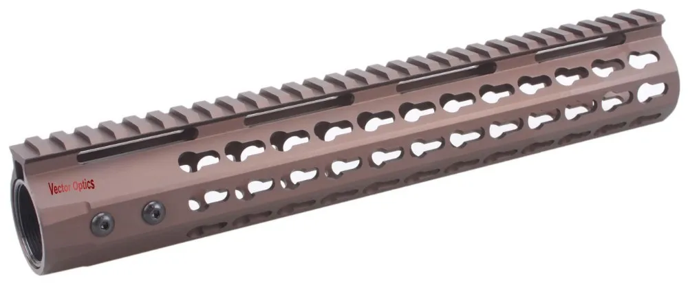 Векторная оптика GEN 3 KeyMod Slim 12 дюймов винтовка тактическая поплавок Handguard рейка крепление жженая бронза AR 15 M4 M16 аксессуары