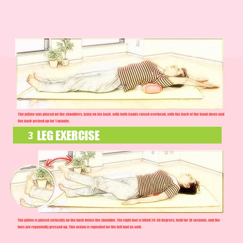 Роликовая подушка для йоги многофункциональный массажный блок из пены занятий