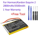 Кэмерон китайско CP-HK03 GSP805070 Для Harman Kardon Esquire 2 CS-HKE200SL 2800 мАч Bluetooth Замена громкоговорителя Батарея Accu