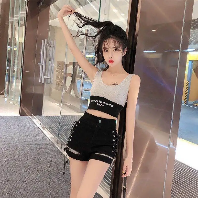 

Good Quality With Breast Pad Short Style Base And Chest Strap Sports Camisole Vest