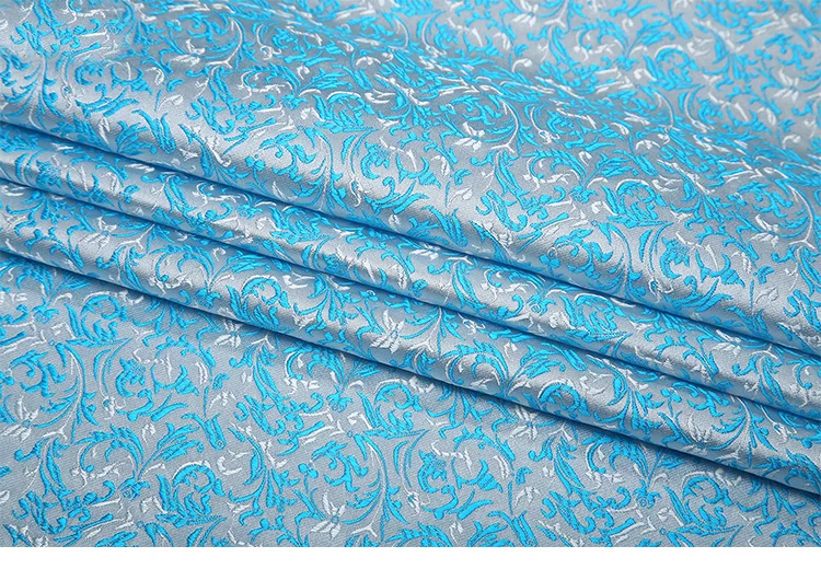 Ткань жаккардовая 75x50 см дамасский шелк сатин парча для костюма обивки мебели