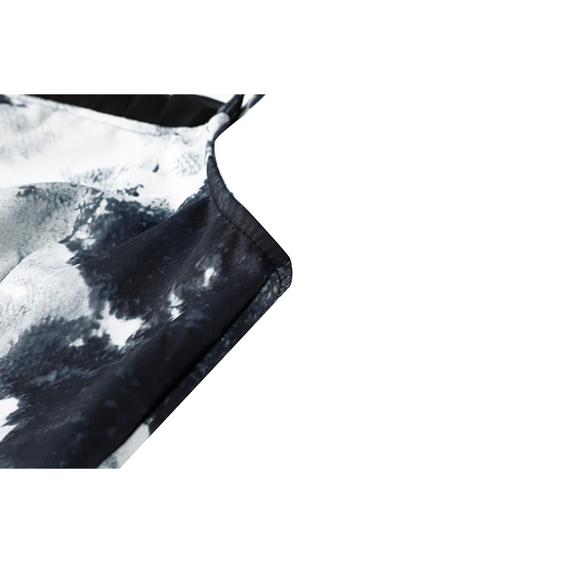 

Summer Women's Spaghetti Strap Dress 2021 Fashion Tie-dyed Lace Patchwork Sexy Bodycon Backless Vintage Suspender Dress Female