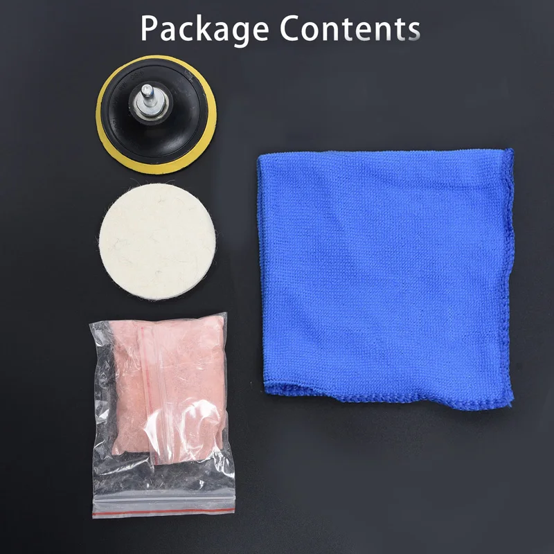 

Set Buffing Pad Scratch Remover Universal Equipment Polishing Windscreen