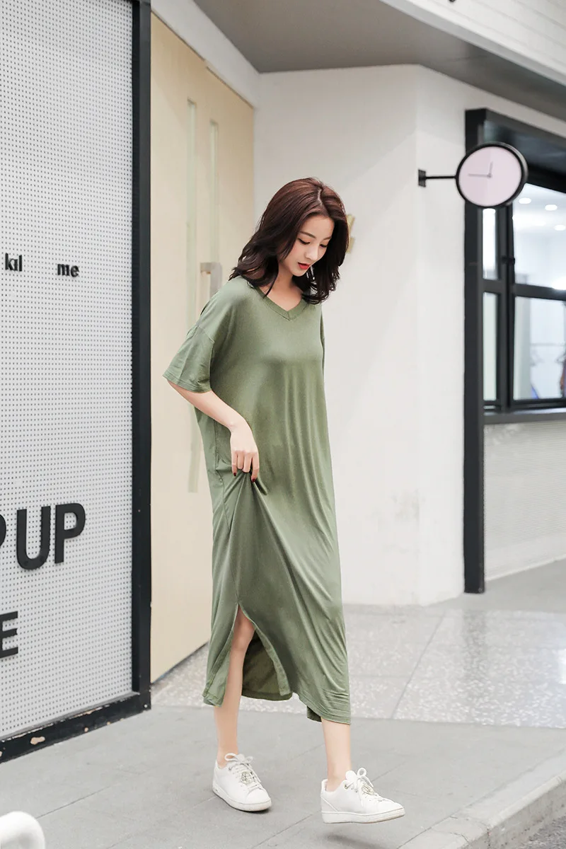 Сексуальные женские ночные рубашки с v образным вырезом одежда для сна платья