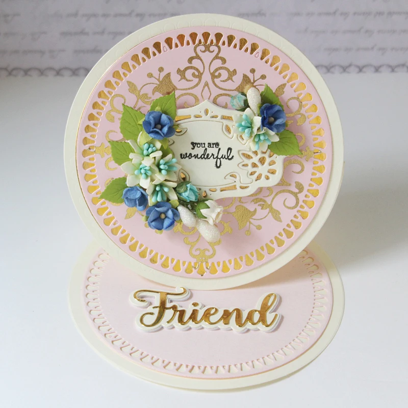 Форма для ножа с изображением открыток металлическая резки набор серебряных