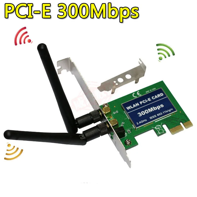 Беспроводная сетевая карта PCIe с Bluetooth wi fi 300 мбит/с 5 ггц/2 4 ггц двухдиапазонная PCI