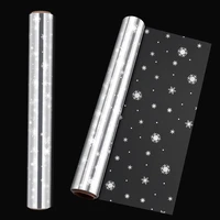 thickness cellophane wrap roll snowflake decorated cellophane bags to wrap gift baskets arts crafts 3000x40cm