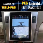 Автомобильный мультимедийный плеер PX6, Bluetooth, Android 9, GPS-навигация, для Toyota Camry 2010, 2011, 10,4 дюйма, Tesla, Carplay, радио, головное устройство