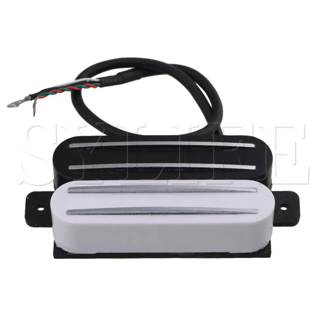 18K Электрогитара хамбакер Шея двойной пикап рельс черный белый|Детали и