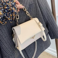 chain design womens small pu leather flap crossbody bags sale ladies yellow shoulder handbags 2021 female luxury famous brand
