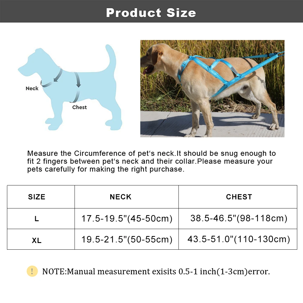 

Winter Pet Sledding Harness Reflective Dogs Weight Pulling Harness Warm Padded For Dog Training Exercise Skijoring Scootering