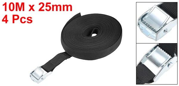 10M 4pcs Uxcell 9 м 10 м 11 м 12 м Пряжка галстук-вниз ремень грузовые ремни для подставки-держатели для портативных устройств буксировочный трос прочный храповый ремень для багажа Сумка - Цвет: 10M 4pcs