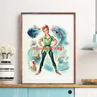 5D полноразмерная алмазная живопись, мультфильм Питер Пэн, вышивка крестиком, мозаика стразы, Декор, ремесла, подарки для детей