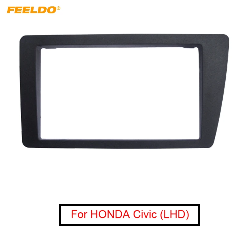 Автомагнитола FEELDO 2Din с рамкой для HONDA Civic (LHD) 2001-2006 комплект установки панели