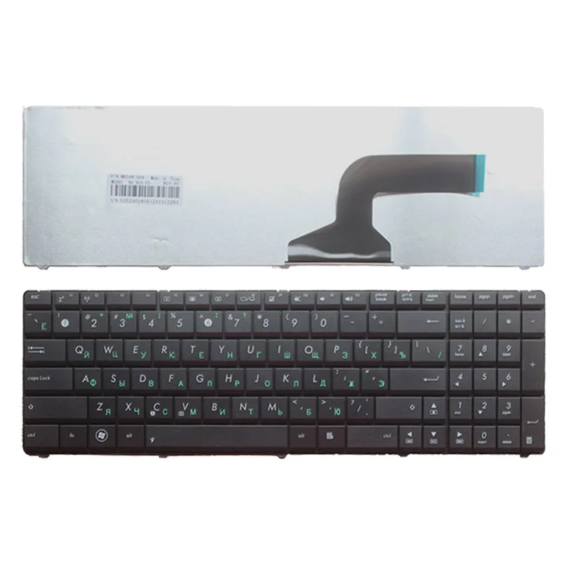 

Клавиатура для ноутбука ASUS B53 B53E B53F B53J B53S F50 F50GX F50N F50Q F50S X75A X75Sv X75U X75VB X75VC X75VD RU, Черная