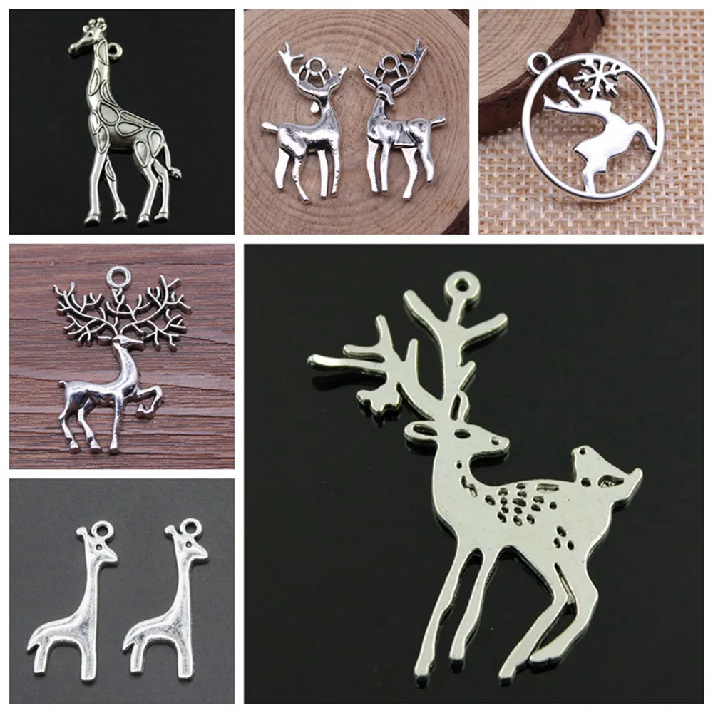

Charms for Jewelry Making Findings Handmade DIY Craft Fawn Charms