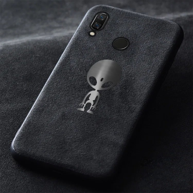 Роскошный кожаный чехол для huawei P20 P30 Pro mate 20 Nova 3 3i 4 5 Honor 10 Lite 9 8X P P10 Plus View V20 V10 V i Play замшевый чехол - Цвет: Metal Logo WXR