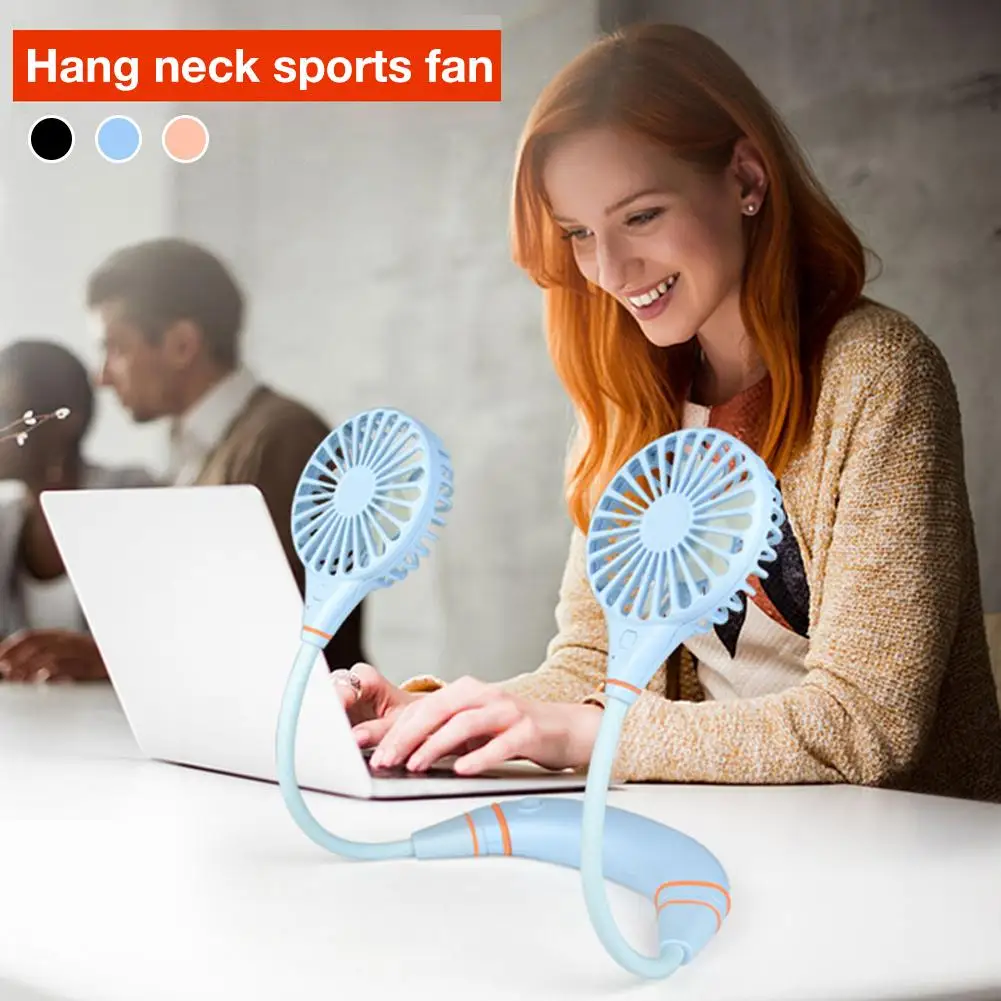 WL 777 Многофункциональный подвесной шейный вентилятор трехуровневый скоростной