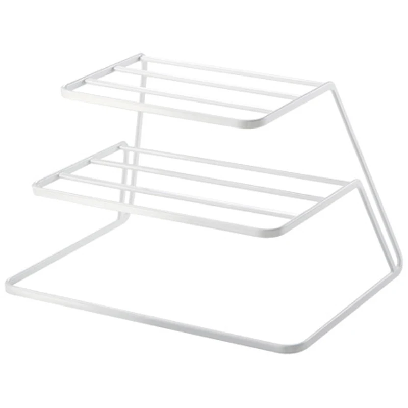

3-Tier Counter and Cabinet Corner Shelf Organizer for Home Kitchen Simple Shaped ALI88