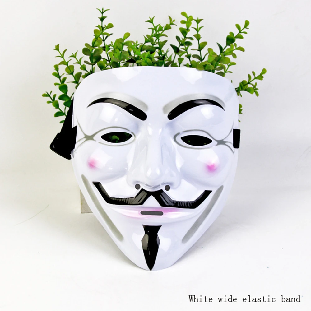 Популярная серия фильмов V for Vendetta маска для Хэллоуина маскарада хип хопа