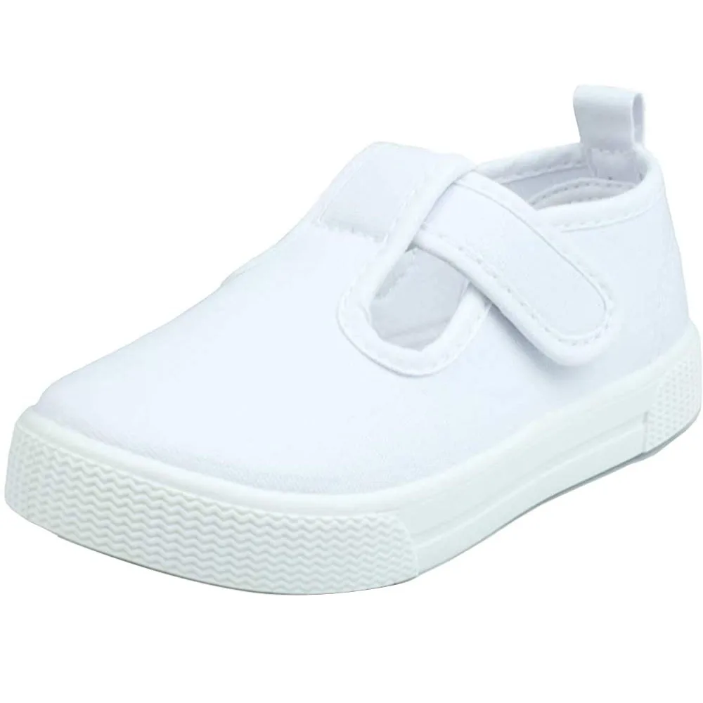 Muyguay-Zapatillas con correa en T para ni&ntilde;as, zapatos de lona, Mary Jane-0
