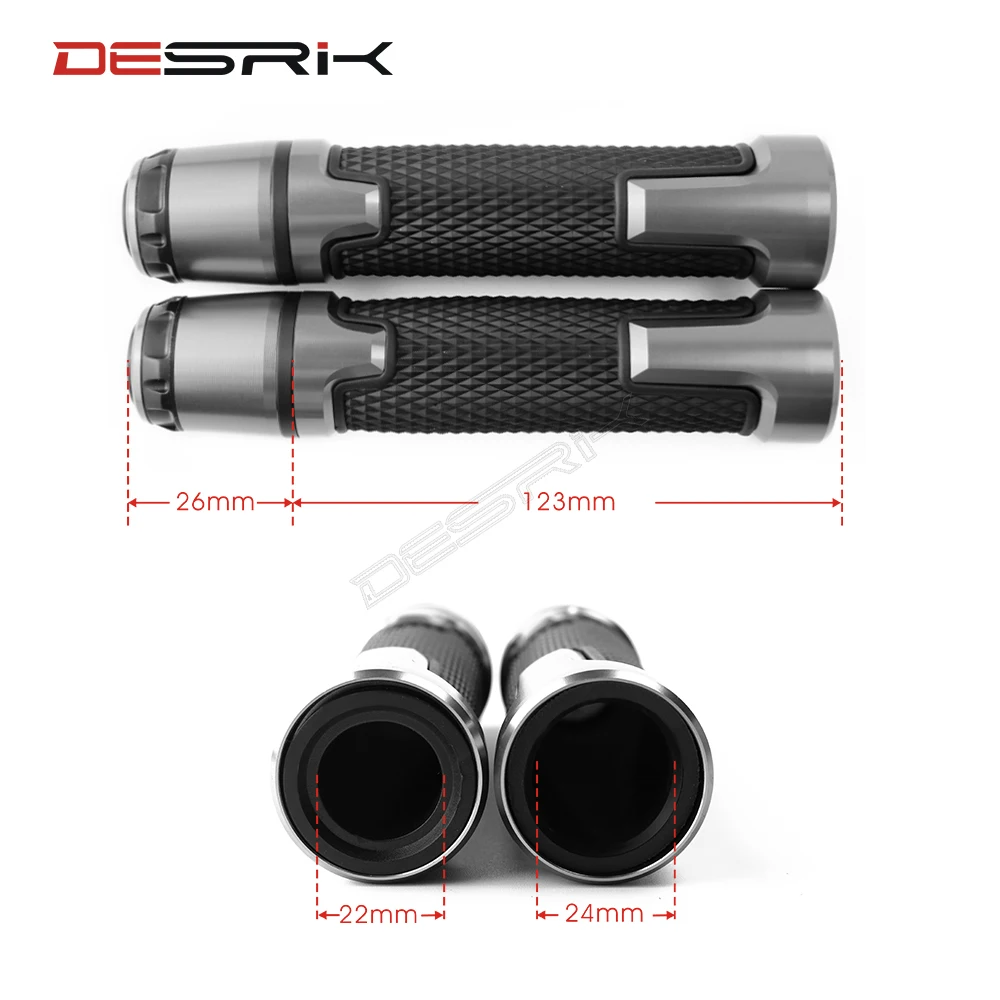

Motorcycle Accessories 7/8'' 22MM Rubber Handle Bar Grip Handlebar Grips For Benelli BN600 BN302 TNT300 TNT600 BN TNT 600 300
