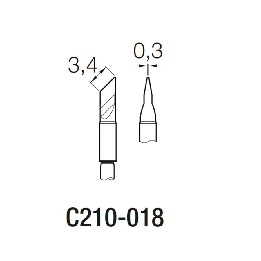 Оригинальный JBC C210-020 C210-002 C210-018 пайки советов для T210-A Паяльник и CD-2SE паяльная
