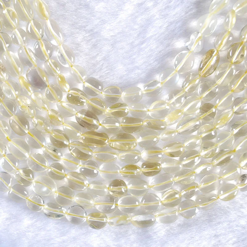 

Natural Irregular Yellow Citrines Quartz Crystal Stone Loose Spacer Beads For Jewelry Making DIY Bracelet 15"Inches