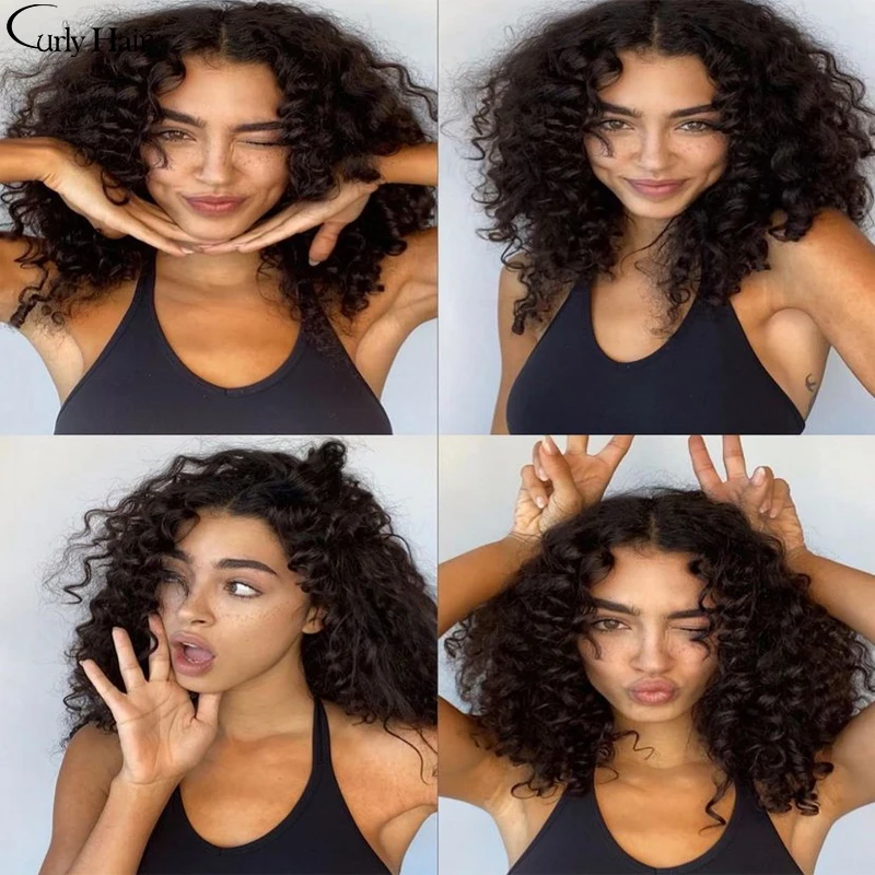 

Jerry Wave 13x4 Lace Front Human Hair Wigs 24 26 Inch Brazilian Human Hair 180% Density Natural Lace Frontal Wig For Black Women