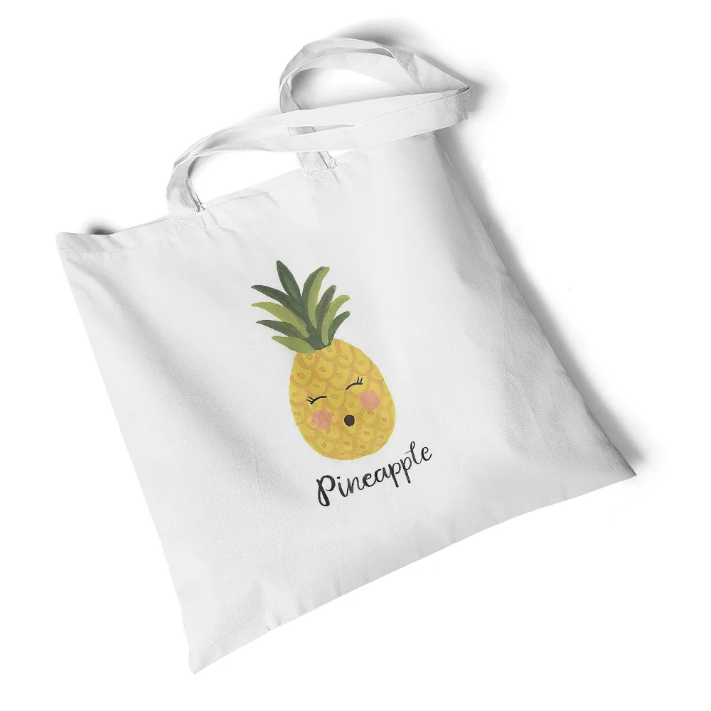 Модная Корейская женская Холщовая Сумка забавные Наплечные сумочки с принтом