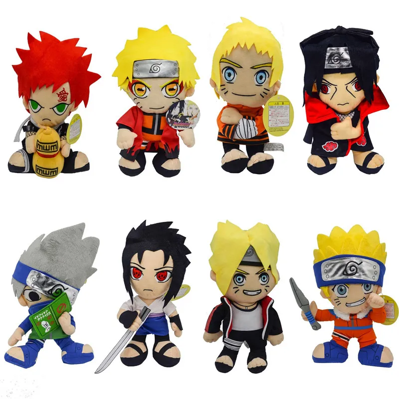 30 см 3 шт./лот Аниме Наруто плюшевые куклы доставка Uchiha Itachi Sasuke Kakashi Плюшевые