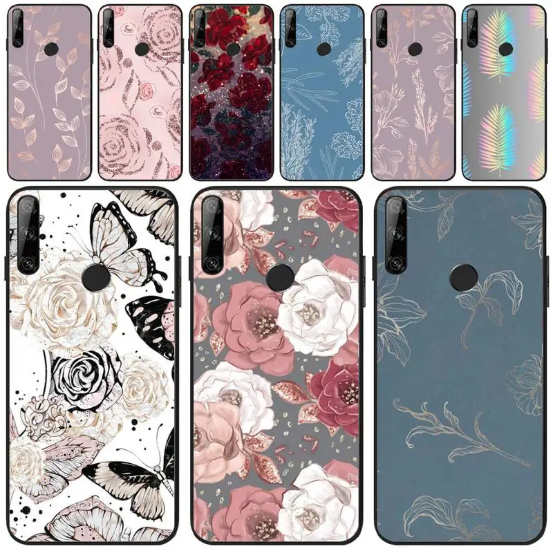 HaNismt розой на руку люксовый уникальный чехол для телефона с изображением Huawei Y5 Y6 Y7