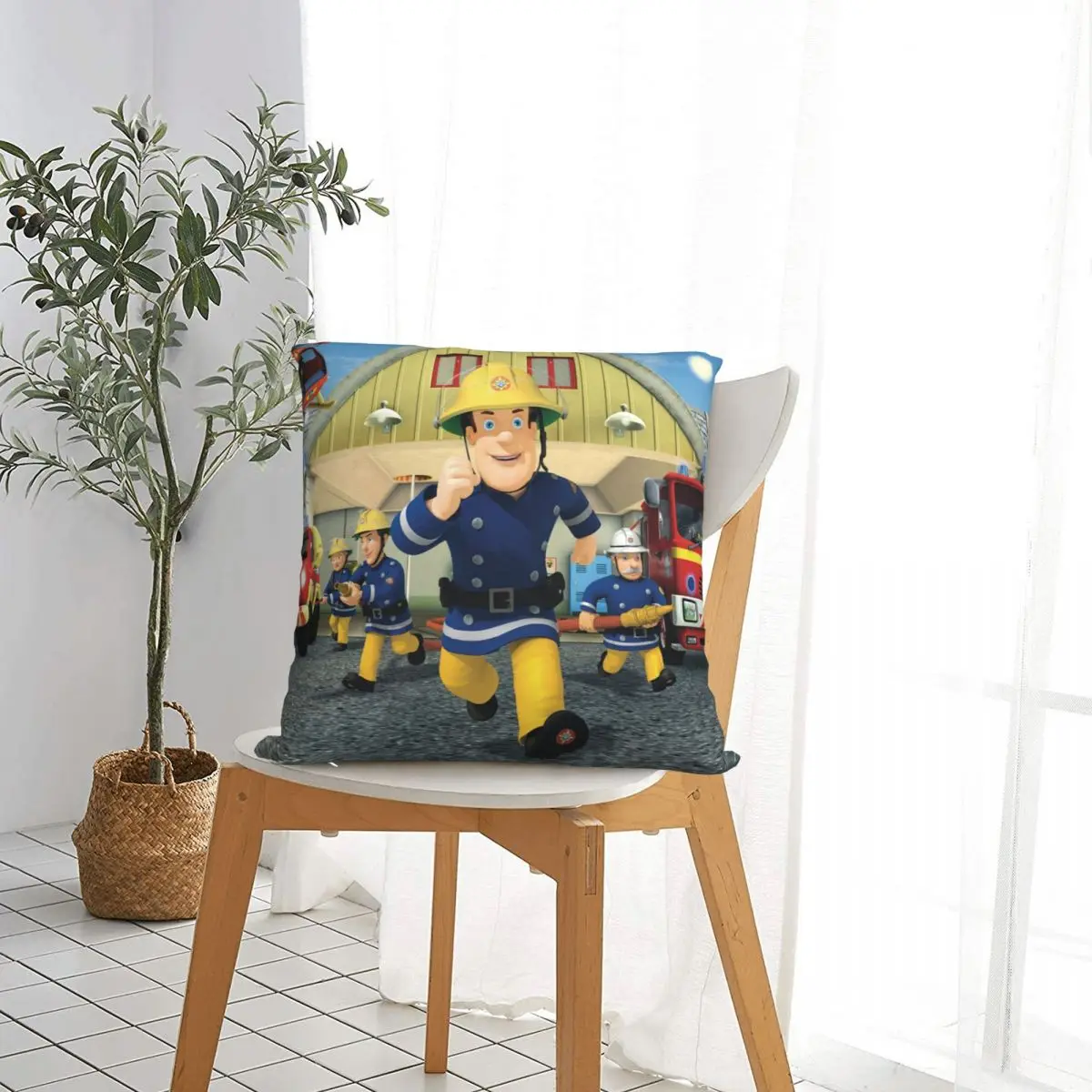 Чехол-Подушка для бега Fireman Sam Steele образовательный мультяшный рюкзак подушки