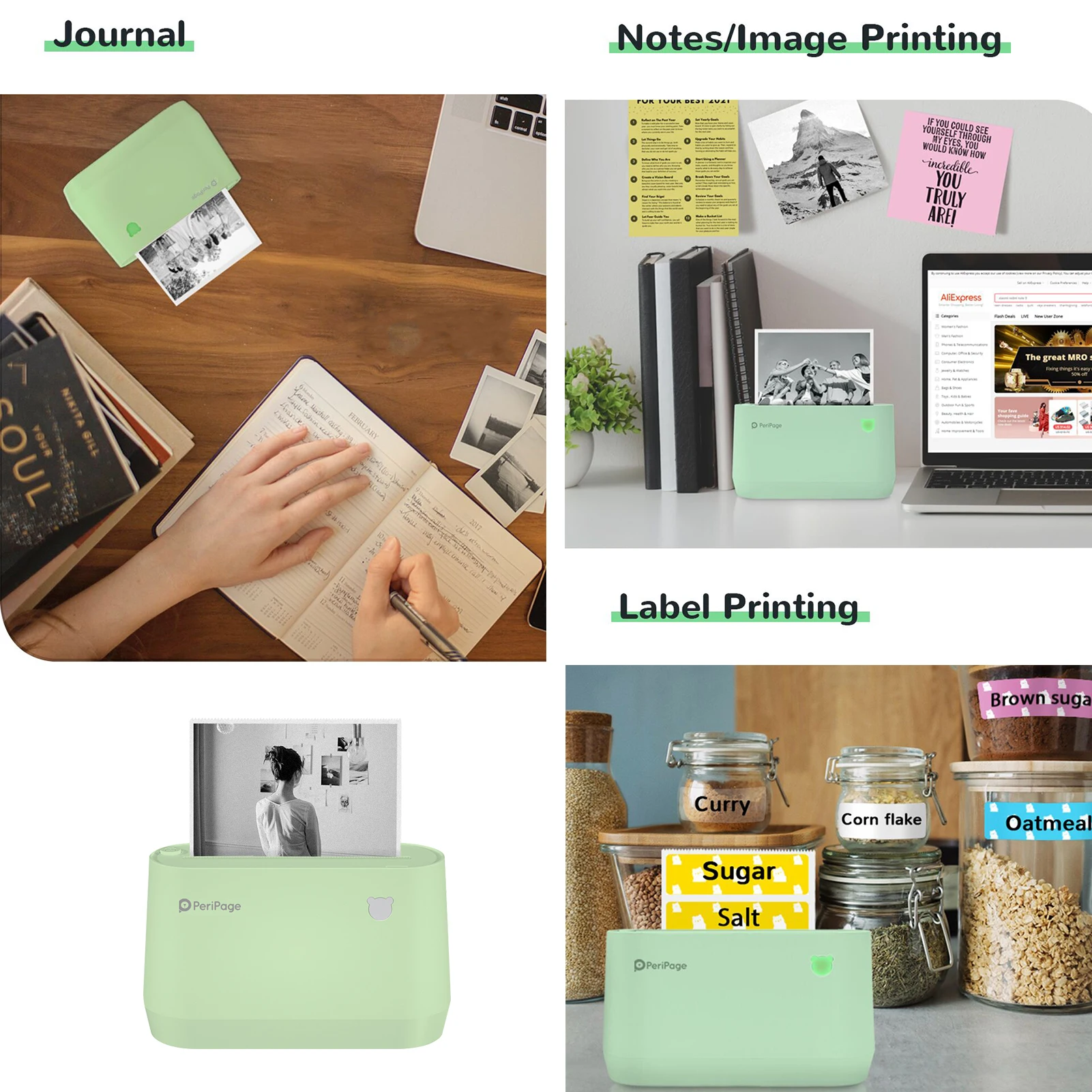 Оригинальный портативный термопринтер PeriPage A9 Pro Bluetooth 304 точек/дюйм режим шкалы