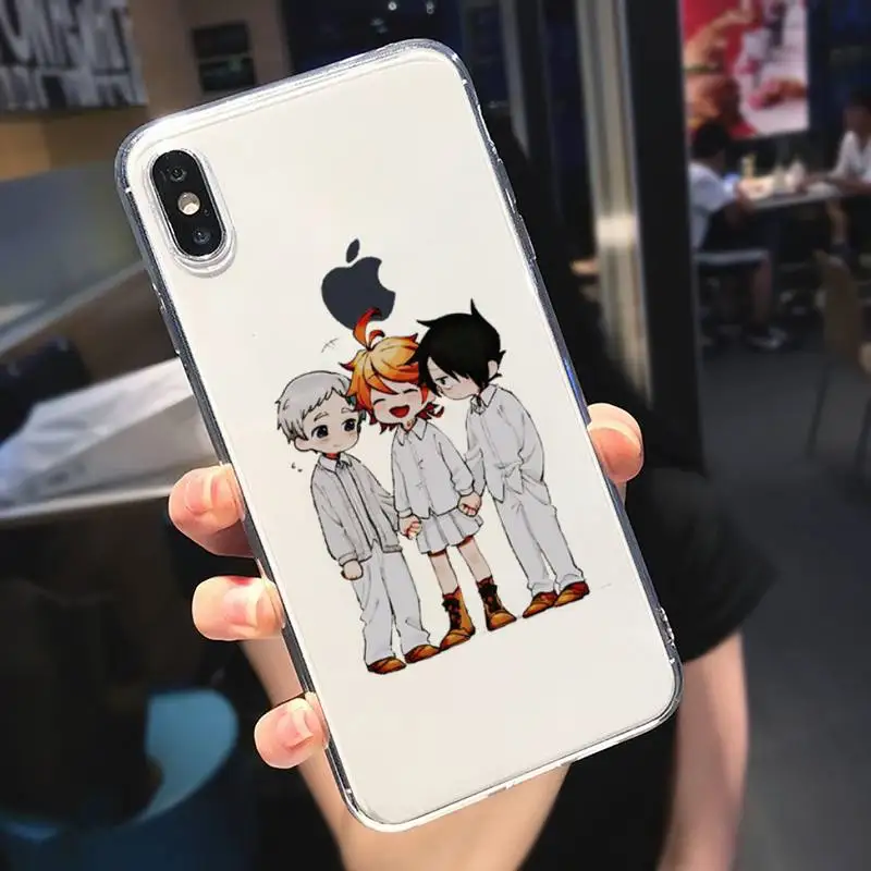 

The Promised Neverland Phone Case Transparent soft For iphone 5 6 7 8 11 12 s c se plus mini x xs xr pro max cover shell funda