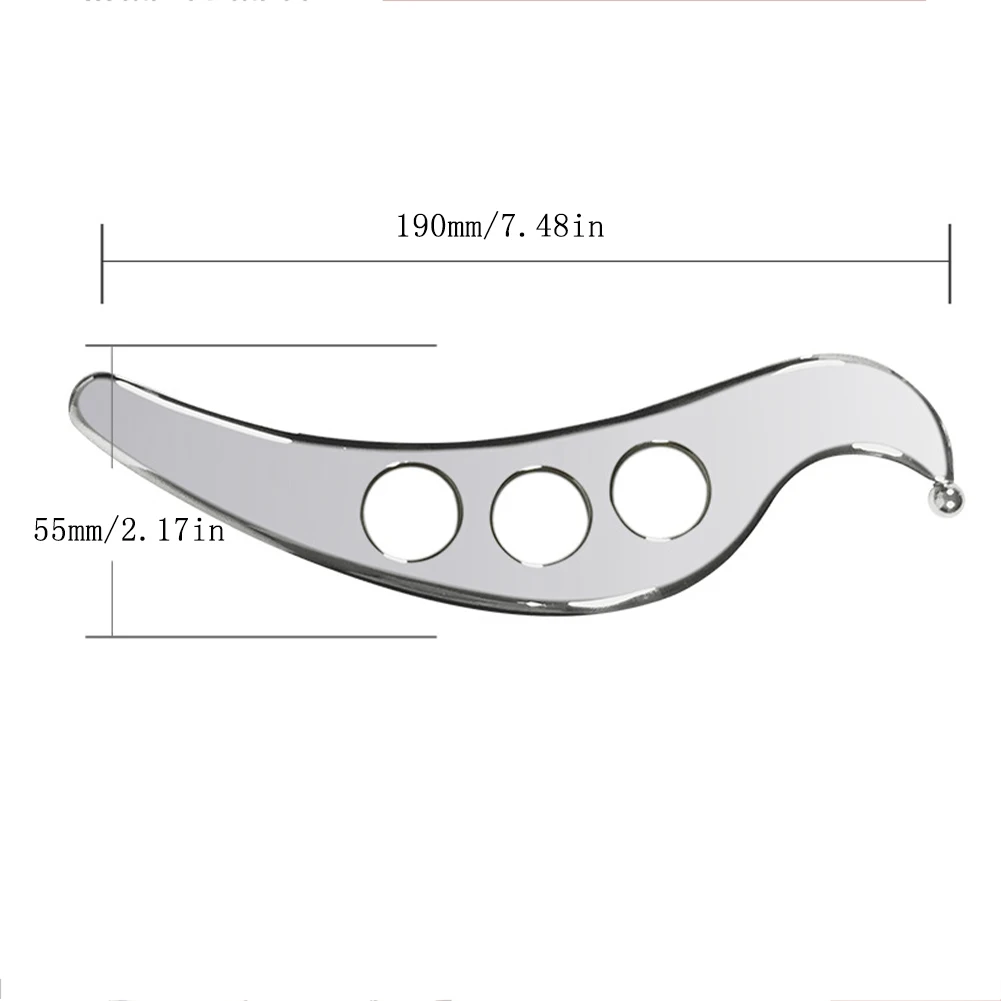 

Gua Sha Muscle Massage Tools Stainless Steel Scraping Massage Tool For Physical Therapy Scar Tissue Probing Fascia Treatment
