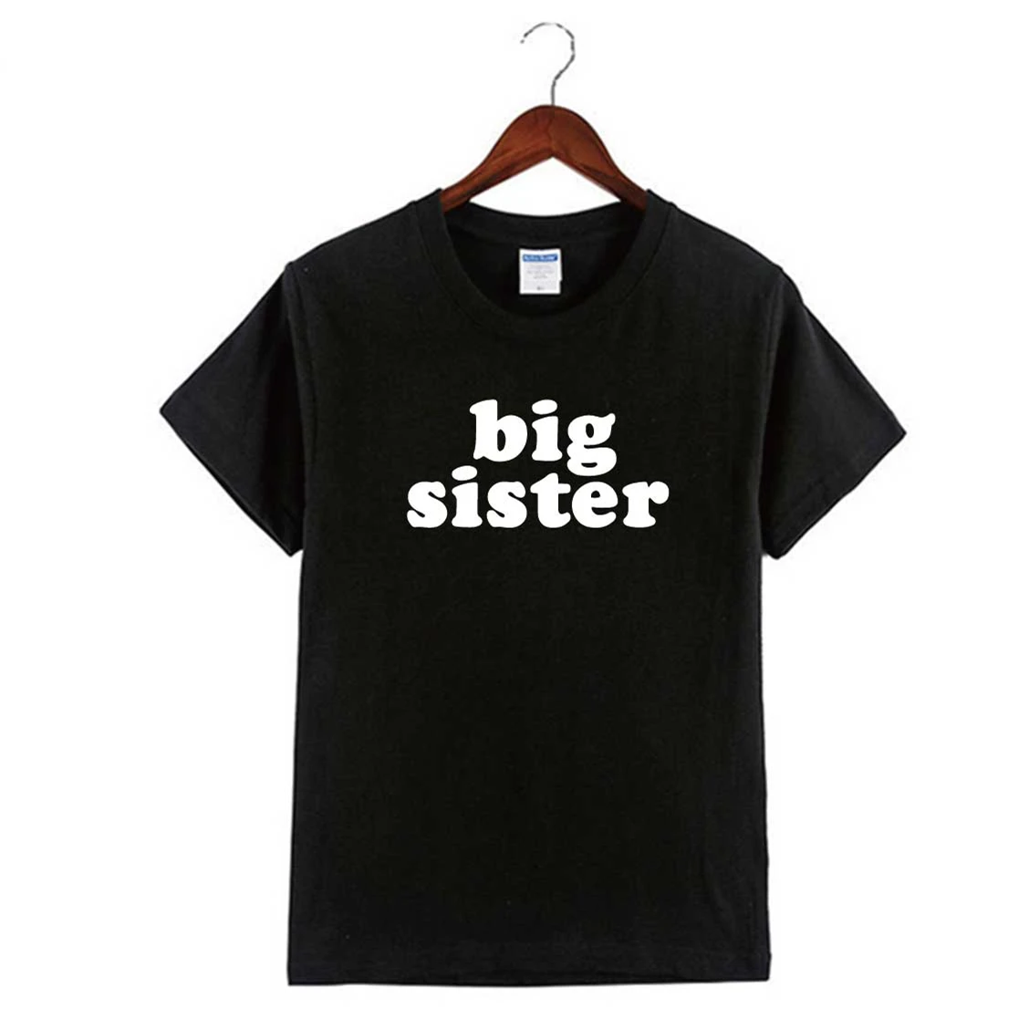 Camiseta de Hermana Grande, Camiseta de algod&oacute;n de verano, camiseta de apoyo para ni&ntilde;as, Mini camiseta feminista postiva, Camiseta de algod&oacute;n para ni&ntilde;as-3
