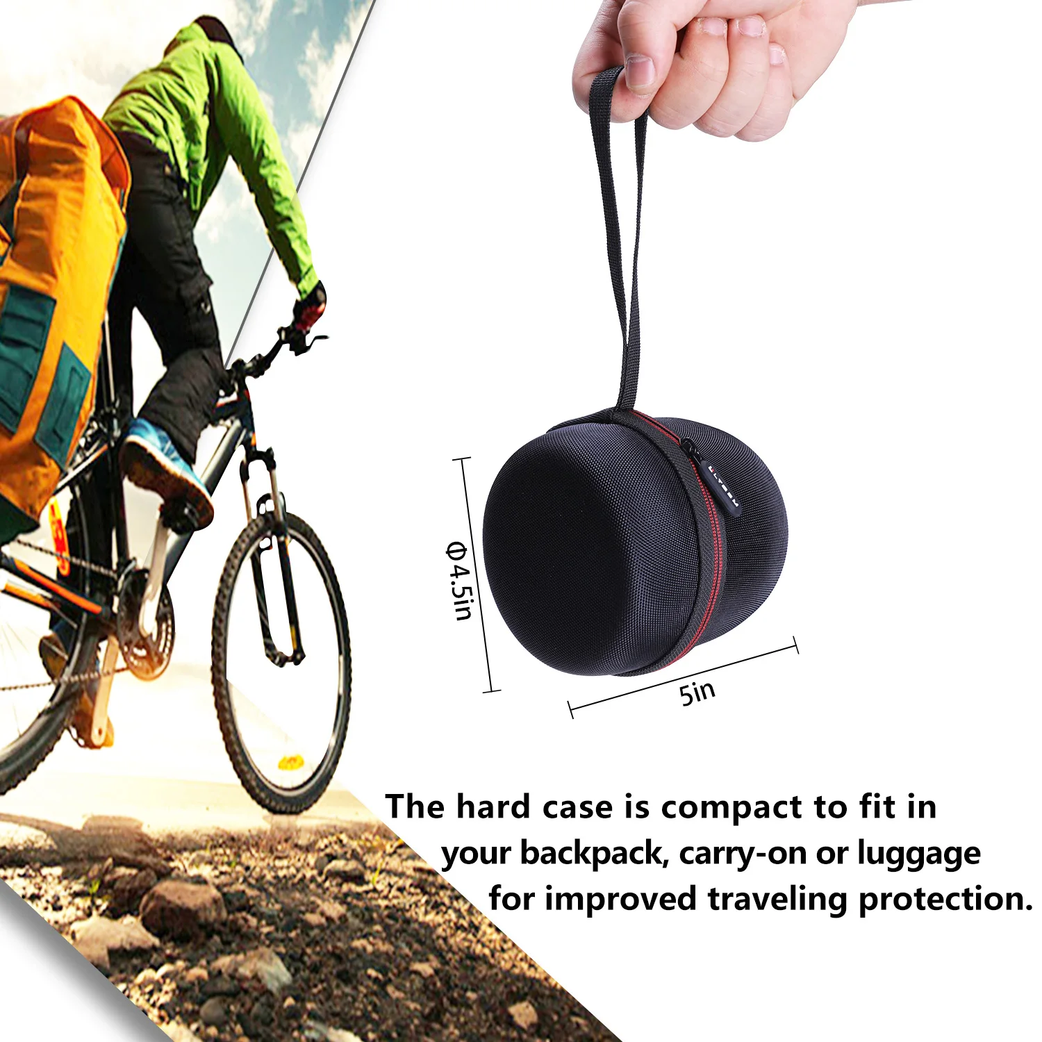 LTGEM Waterproof EVA Hard Case for Ultimate Ears WONDERBOOM Portable Bluetooth Speaker