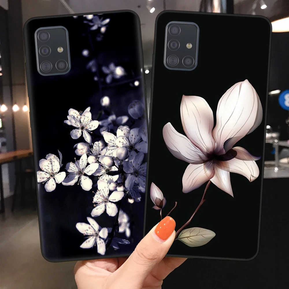 Роскошный чехол с цветочным рисунком пиона для Samsung S20 Plus Ultra Note 10 Pro Lite A51 A71 A10 A20 A30