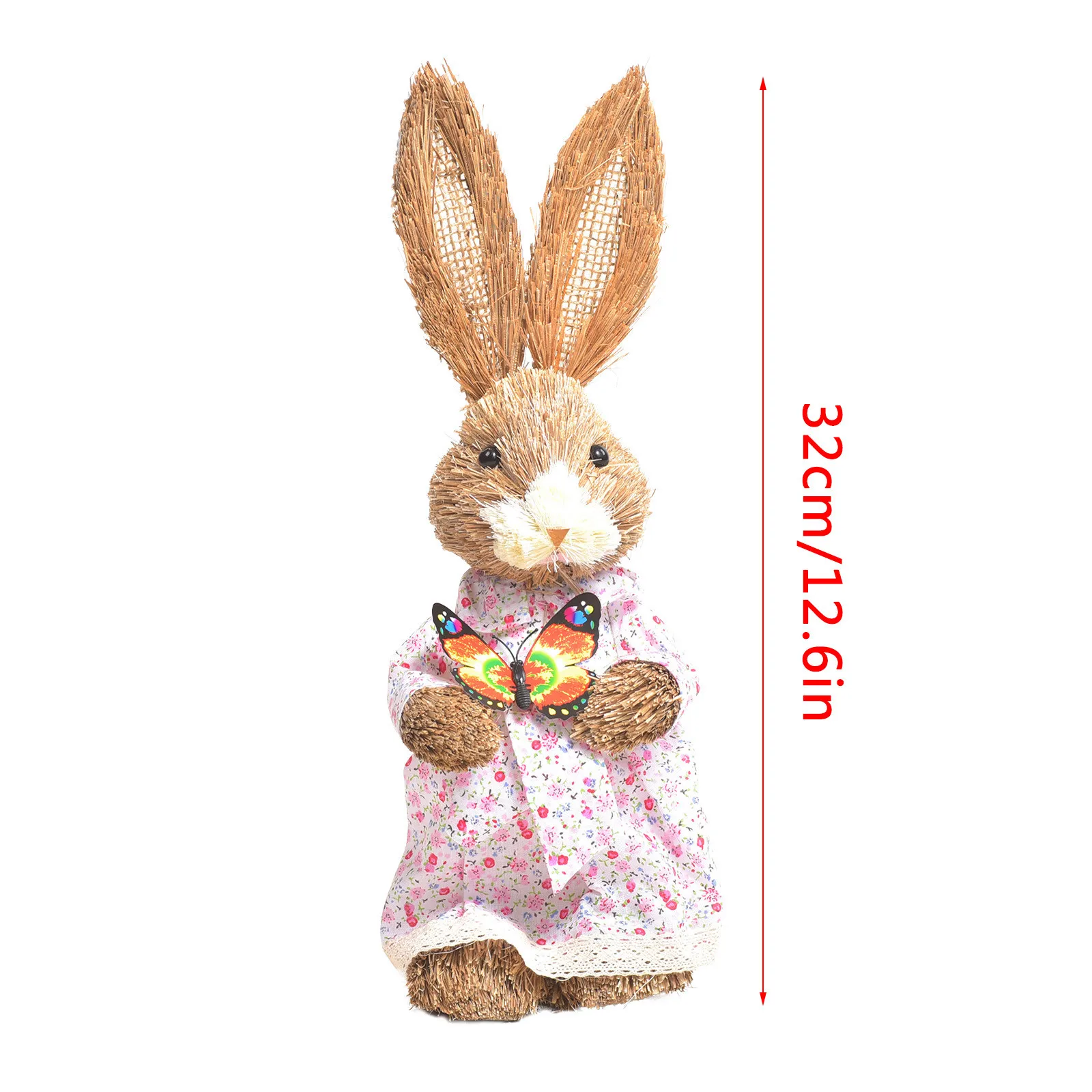 

Room Decor Easter Simulation Bunny Home Decor Decoration Garden Bunny Decoration Creative Straw Bunny