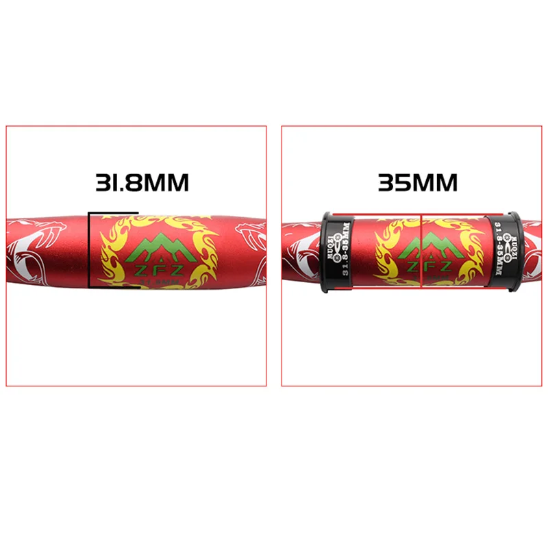 Адаптер для руля с 31 8 на руль 35 мм из алюминиевого сплава | Спорт и развлечения