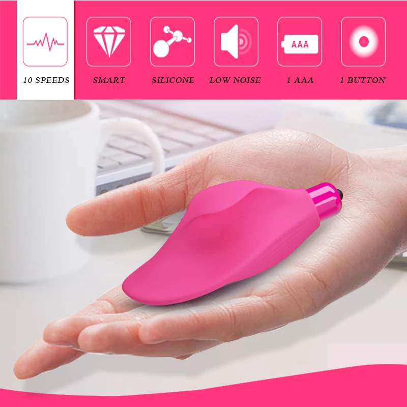 Силиконовый Пальчиковый Вибратор в форме ракушки для женщин секс игрушка