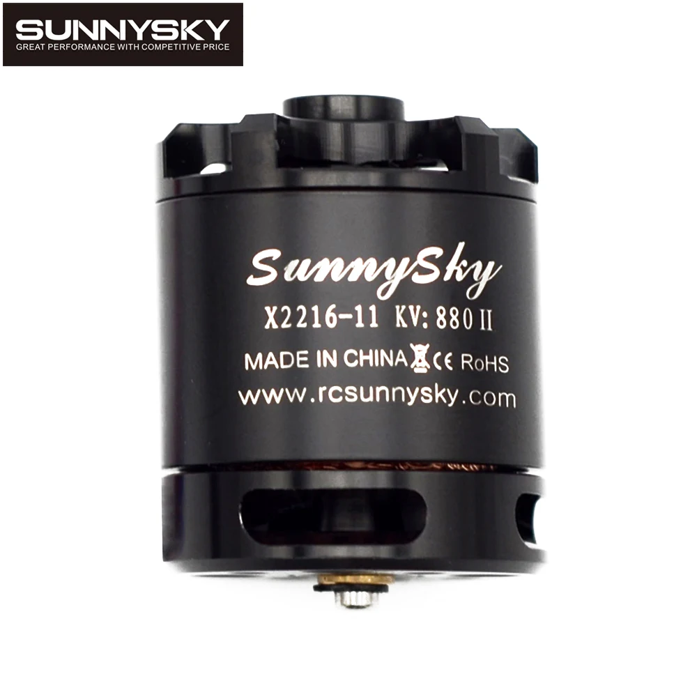 Sunnysky X2216 KV880/KV1100/KV1250/KV1400/KV1800/KV2400 2 4S Внешний бесщеточный двигатель для